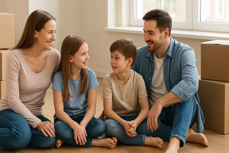 🧒 Så förbereder du barnen inför flytten – mentalt och praktiskt